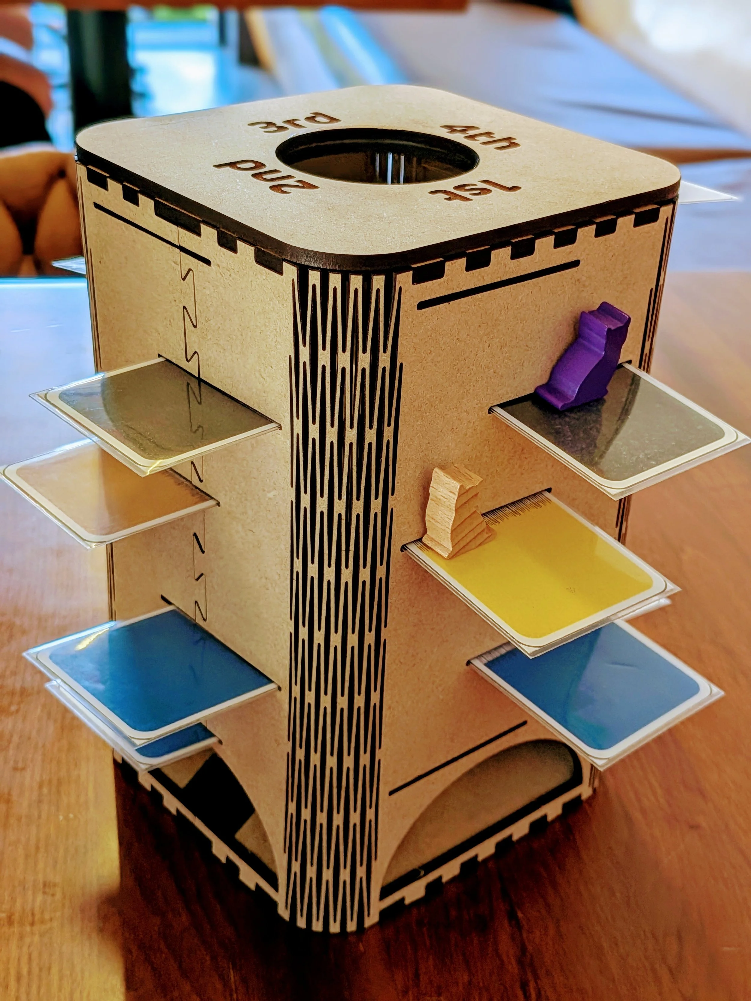 Mid-game prototype being played